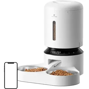 Petlibro Distributeur De Nourriture Style Silo Avec Double Gamelle 5l pas cher