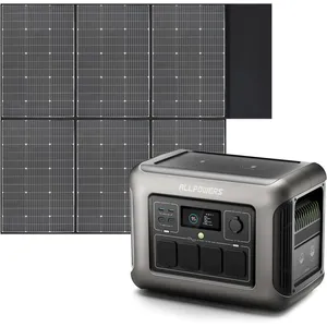 ALLPOWERS 1800W Centrale électrique portable avec panneau solaire 600 W, batterie LiFePO4 1152 Wh avec générateur solaire fonctionnement
