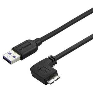 StarTech.com Câble Micro USB 3.0 slim - Cordon USB-A vers Micro-B à an... pas cher