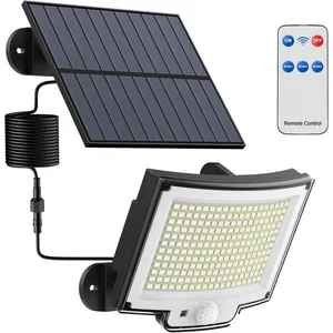 Lafomukea - Lampe Solaire Extérieur avec Détecteur de Mouvement [228LE... pas cher