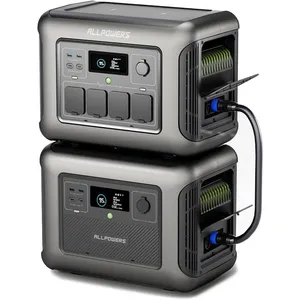 Station d'Énergie Portable ALLPOWERS R1500 avec Batterie Supplémentaire B1000 , 1152Wh à 2304Wh LiFePO4 pas cher