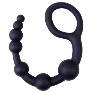 Boules anales U Shape Black Mont 30 x 4.5cm   pas cher