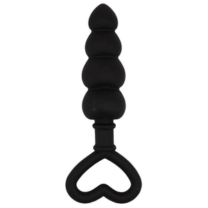 CHISA Black Mont - Beaded Luv Probe - Anaal Kralen - Zwart