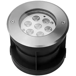 LECLUBLED Spot led extérieur encastrable 7W diamètre 147mm éclairage bleu Spot extérieur étanche IP67 220V 45°Vendu parmanomano