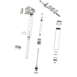 Rockshox Tube Supérieur 150 Mm Reverb Axs B1 pas cher