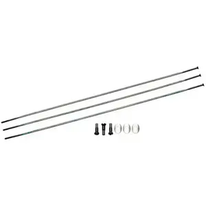 Sram Zipp Lot de 3 embouts de rechange pour rayons et tétons CX-Ray J-Bend Noir 230 mm pas cher