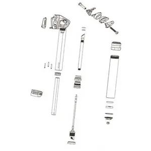 Rockshox Raccord De Tuyau De Tige De Selle Pour Reverb A1-b1/reverb Stealth A1-b1 pas cher
