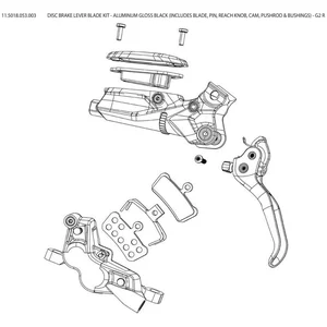 Sram Rec Kit levier G2 R aluminium pas cher