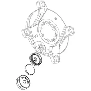 SRAM Quarq Kit Couvercle/PROTEC.QUARQ Batterie POTEN.XX/XX SL Eagle Bielles, Adultes Unisexe, Multicolore, Taille unique pas cher