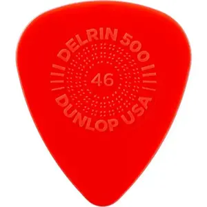 Dunlop 450P046 - 12 médiators Delrin 500 Prime Grip - 0.46 mm pas cher