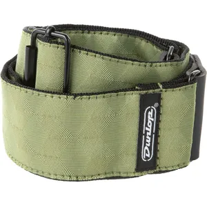 Dunlop D6710 - Sangle Jacquard - Hexagon Echo Olive