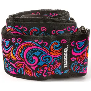 Dunlop JH28 Jimi Hendrix Blacklight Love Drops Pink Strap limited edition gitaarband pas cher