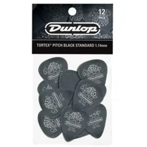 Comparateur de prix : 12 mediators Dunlop Tortex Pitch black 0.50mm - 488P50
