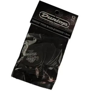 Comparateur de prix : 12 mediators Dunlop Tortex Pitch black 1.00 mm - 488P100