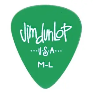 Dunlop 72 MED GELS MEDIUM LIGHT VERT ADU 486RML pas cher