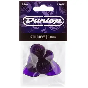 Dunlop 474P300 - 6 Mediators Stubby Jazz 3.00mm