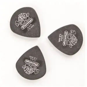 Comparateur de prix : Dunlop Adu 482p150 Tortex Pitch Noir Players Pack 150 Mm Par 12