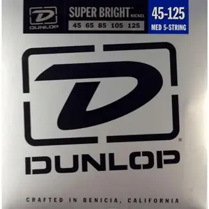 Jim Dunlop DBSBN45125 Corde de basse Md-5/St en nickel super brillant pas cher