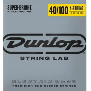 Dunlop Super Bright Nickel Plated Steel light 40-100 - Jeu cordes guit...