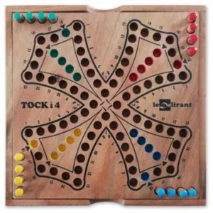Jeu de société - LOISIRS NOUVEAUX - Tock pocket - Jeu de voyage - 2 à 4 joueurs - À partir de 6 ans pas cher