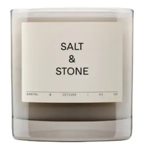 SALT & STONE Santal & Vetiver Candle Geurkaars pas cher