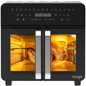 Iceagle Friteuse Sans Huile 2200W, Friteuse à air XXXXL 23L Avec Clois... pas cher