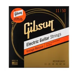 Comparateur de prix : Gibson SEG-HVR11 Vintage Reissue 11-50 - Elektrische gitaarsnaren