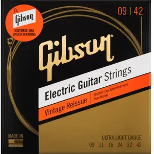 Gibson SEG-HVR9 Vintage Reissue 09-42 - Elektrische gitaarsnaren pas cher