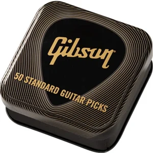 Accessoires guitares GIBSON BOITE METAL 50 MEDIATORS - CALIBRE FIN Piè... pas cher