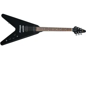 Gibson '80s Flying V Ebony - Elektrische gitaar pas cher