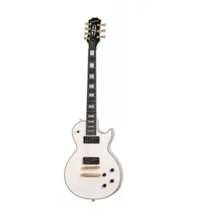 Comparateur de prix : Epiphone Matt Heafy Les Paul Custom Origins 7-String Bone White - Elektrische gitaar
