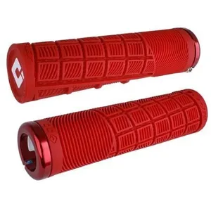 Poignée de vélo ODI Reflex V2.1 Lock - Blanc/Rouge - 135 mmVendu pargalaxus