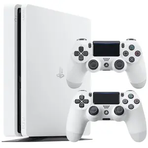 SONY COMPUTER Pack PS4 500 Go + 2 Manettes DualShock 4 - Glacier White pas cher