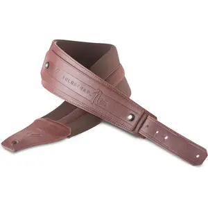 GruvGear SoloStrap Neo gitaarband 4 inch breed, bruin pas cher