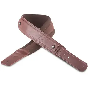 GruvGear SoloStrap Neo gitaarband 2.5 inch breed, bruin pas cher