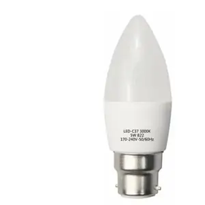 Comparateur de prix : Ampoule B22 LED 6W 220V C37 180° - Unité / Blanc Neutre - SILUMEN