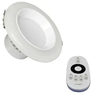 SILAMP Spot led Encastrable Lumière Variable 12W avec Télécommande - 30 pas cher