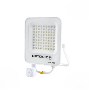 SILAMP Projecteur LED Extérieur 50W IP65 BLANC avec Détecteur de Mouvem pas cher