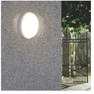 Silamp - Plafonnier led 8W Blanc Rond IP65 - Blanc Neutre 4000K - 5500K pas cher