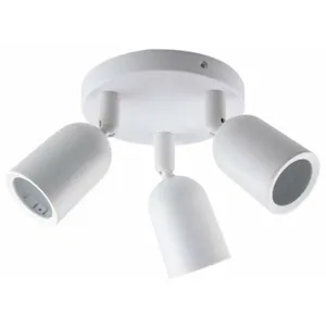 SILAMP Spot led en saillie Triple Orientable blanc pour ampoule GU10 - pas cher