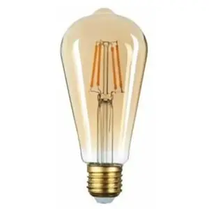 Ampoule LED Filament Dimmable 6W ST64 Edison - Blanc Chaud 2300k - 3500k - Silumen pas cher