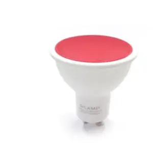 Ampoule led GU10 7W 220V rouge SilampVendu parmanomano