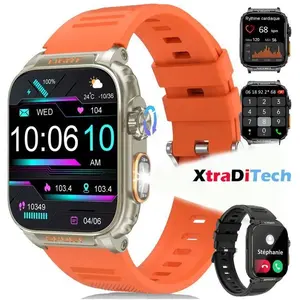 Montre Connectée LED XtraDiTech Lumière Longue Portée 8 M Couronne Num... pas cher