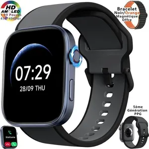 Montre Connectée XtraDiTech ECG PPG Cardiofréquencemètre Glucomètre Th...Vendu parcdiscount