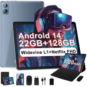 DGHRTI Tablette Android 14, Tablette 10.1 Pouces, 22Go RAM+128Go ROM, ... pas cher