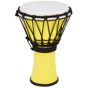 Toca TFCDJ-7PY Freestyle Colorsound djembe 7 inch Pastel Yellow