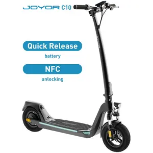 Trottinette électrique pliable JOYOR C10 10 pouces moteur 500 W batter...