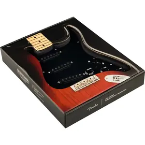 Fender '65 Strat Pre-Wired Pickguard Black - Single-coil pickup voor g... pas cher