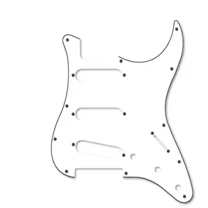 Comparateur de prix : Fender plaque de protection pour Stratocaster 3 couches blanc