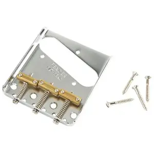 Fender plaque chevalet pour American Vintage Telecaster chrome pas cher